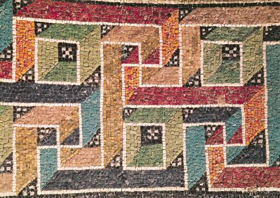 Detail van een fries van het gewelf door Byzantine